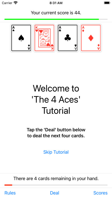 Emulate iPhone app The 4 Aces using MyAndroid Emulate iPhone app The 4 Aces using MyAndroid