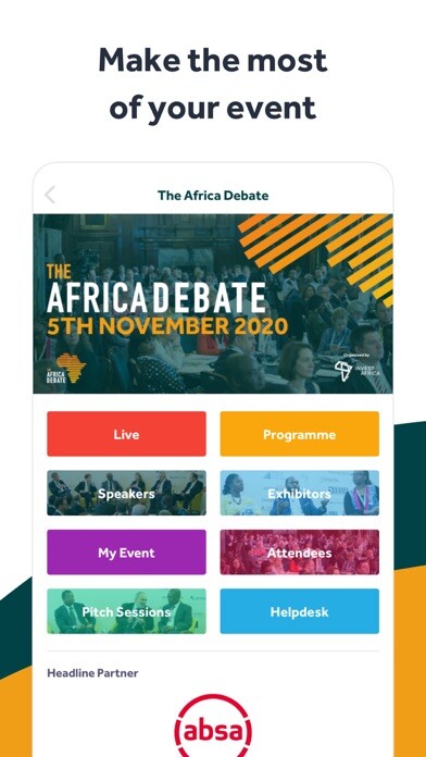 Emulate iPhone app The Africa Debate using MyAndroid