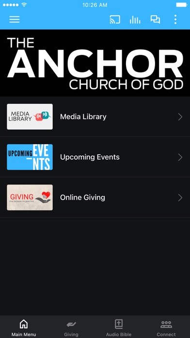Emulate iPhone app The Anchor Church of Callahan using MyAndroid Emulate iPhone app The Anchor Church of Callahan using MyAndroid