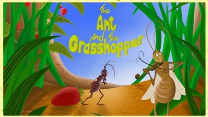 Emulate iPhone app The Ant & the Grasshopper using MyAndroid Emulate iPhone app The Ant & the Grasshopper using MyAndroid