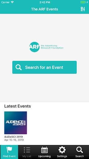Run android online APK The ARF Events from MyAndroid or emulate The ARF Events using MyAndroid