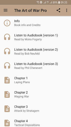 Run android online APK The Art of War - PRO (No Ads) from MyAndroid or emulate The Art of War - PRO (No Ads) using MyAndroid