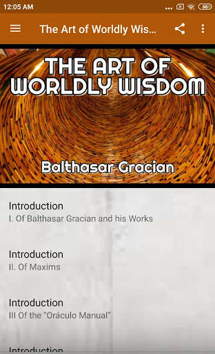 Run android online APK The Art of Worldly Wisdom - Balthasar Gracian from MyAndroid or emulate The Art of Worldly Wisdom - Balthasar Gracian using MyAndroid