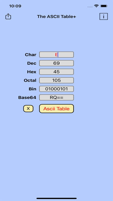 Emulate iPhone app TheAsciiTable Plus using MyAndroid Emulate iPhone app TheAsciiTable Plus using MyAndroid