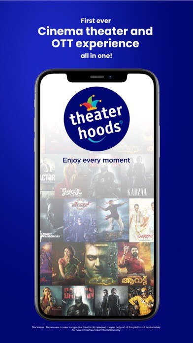 Emulate iPhone app Theaterhoods using MyAndroid