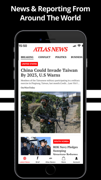 Emulate iPhone app The Atlas News using MyAndroid Emulate iPhone app The Atlas News using MyAndroid