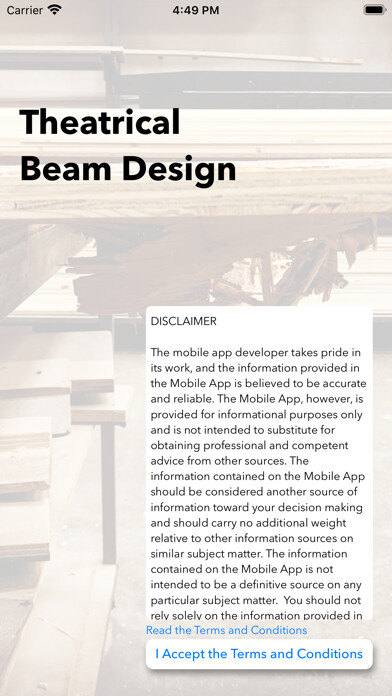 Emulate iPhone app Theatrical Beam Design using MyAndroid Emulate iPhone app Theatrical Beam Design using MyAndroid