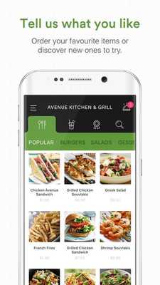Emulate Android APK The Avenue Kitchen  Grill