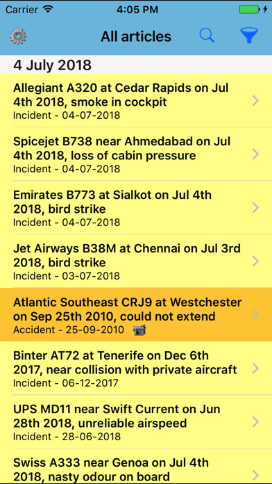 Emulate iPhone app The Aviation Herald using MyAndroid Emulate iPhone app The Aviation Herald using MyAndroid