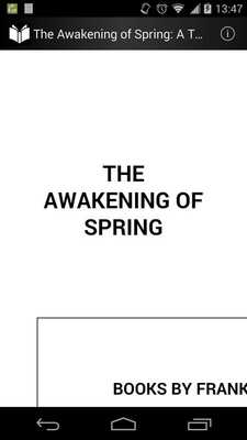 Emulate Android APK The Awakening of Spring Emulate Android APK The Awakening of Spring