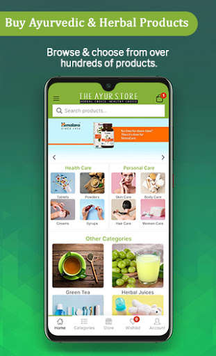 Run android online APK The Ayur Store - Ayurvedic And Herbal Store from MyAndroid or emulate The Ayur Store - Ayurvedic And Herbal Store using MyAndroid