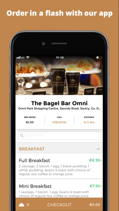 Emulate iPhone app The Bagel Bar using MyAndroid Emulate iPhone app The Bagel Bar using MyAndroid