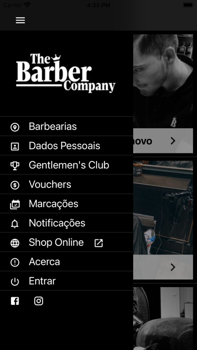 Emulate iPhone app The Barber Company - Portugal using MyAndroid Emulate iPhone app The Barber Company - Portugal using MyAndroid