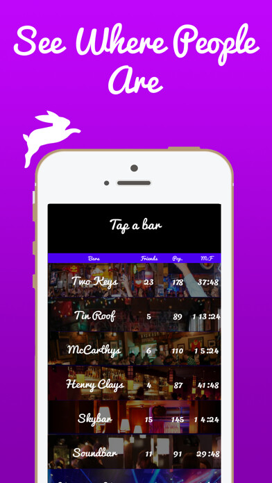 Emulate iPhone app The Bar Hop using MyAndroid