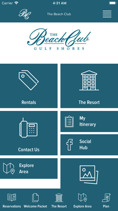 Emulate iPhone app The Beach Club using MyAndroid