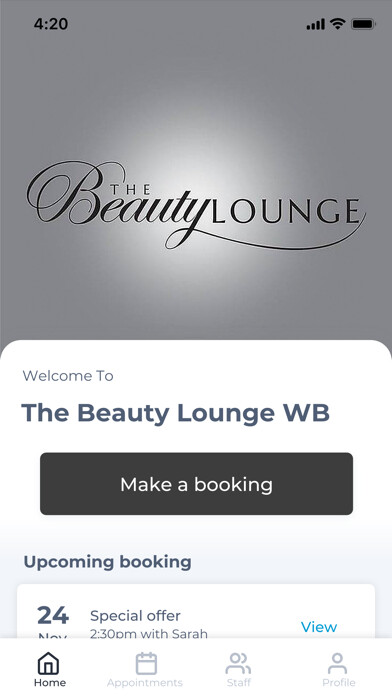 Emulate iPhone app The Beauty Lounge WB using MyAndroid Emulate iPhone app The Beauty Lounge WB using MyAndroid