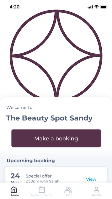 Emulate iPhone app The Beauty Spot Sandy using MyAndroid Emulate iPhone app The Beauty Spot Sandy using MyAndroid