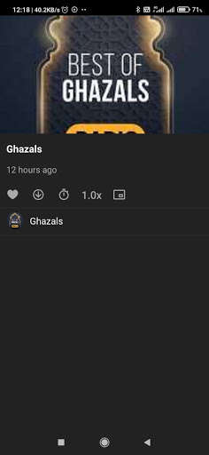 Run android online APK The Best Ghazals from MyAndroid or emulate The Best Ghazals using MyAndroid