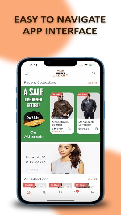 Emulate iPhone app TheBestJacket Online Shopping using MyAndroid Emulate iPhone app TheBestJacket Online Shopping using MyAndroid