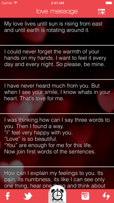 Emulate iPhone app the best love messages using MyAndroid Emulate iPhone app the best love messages using MyAndroid