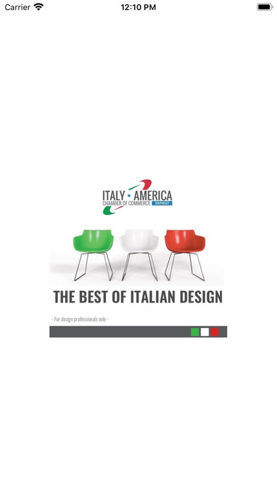 Emulate iPhone app THE BEST OF ITALIAN DESIGN using MyAndroid