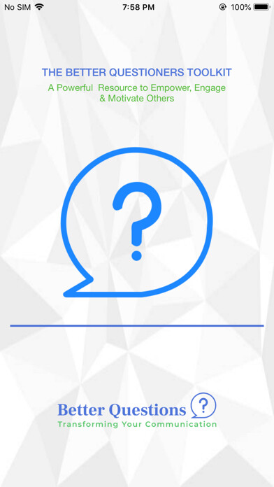 Emulate iPhone app THE BETTER QUESTIONERS TOOLKIT using MyAndroid Emulate iPhone app THE BETTER QUESTIONERS TOOLKIT using MyAndroid