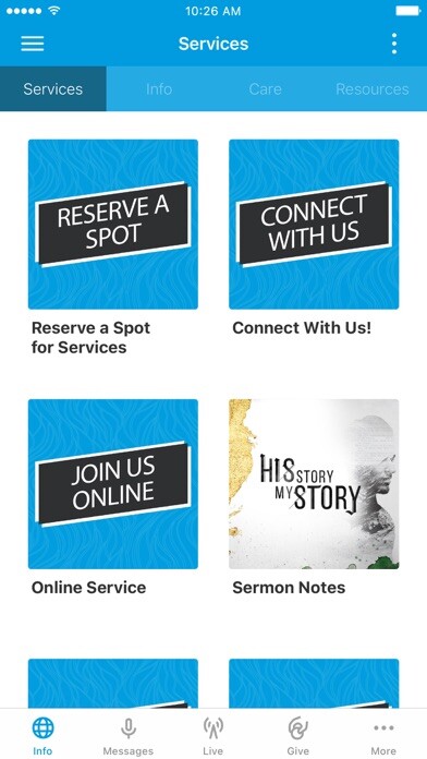 Emulate iPhone app The Bible Chapel using MyAndroid