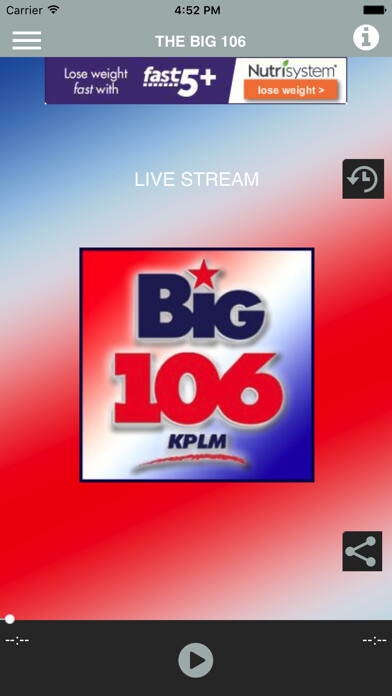 Emulate iPhone app THE BIG 106 using MyAndroid Emulate iPhone app THE BIG 106 using MyAndroid