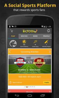 Emulate Android APK The Big Toss: Cricket Emulate Android APK The Big Toss: Cricket