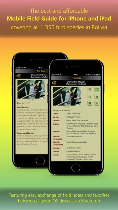 Emulate iPhone app The Birds of Bolivia using MyAndroid Emulate iPhone app The Birds of Bolivia using MyAndroid
