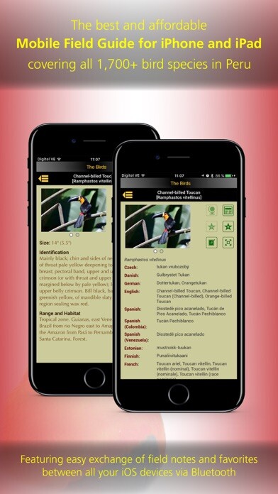 Emulate iPhone app The Birds of Peru using MyAndroid Emulate iPhone app The Birds of Peru using MyAndroid