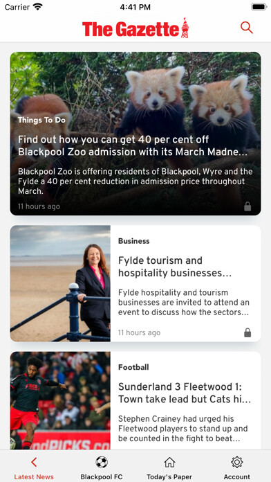 Emulate iPhone app The Blackpool Gazette using MyAndroid Emulate iPhone app The Blackpool Gazette using MyAndroid