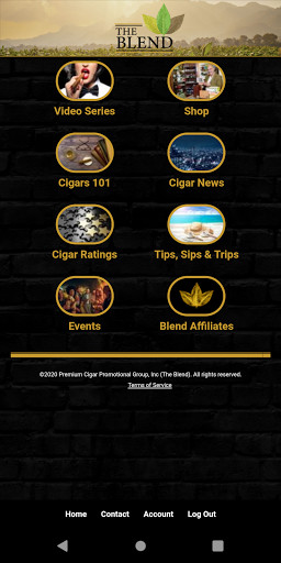 Run android online APK The Blend Cigar App from MyAndroid or emulate The Blend Cigar App using MyAndroid