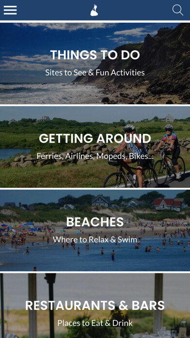 Emulate iPhone app The Block Island App using MyAndroid