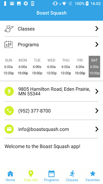 Run android online APK The Boast Squash Mobile App from MyAndroid or emulate The Boast Squash Mobile App using MyAndroid