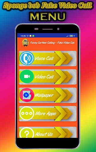 Run android online APK The Bob Yellow - Fake Video Call from MyAndroid or emulate The Bob Yellow - Fake Video Call using MyAndroid Run android online APK The Bob Yellow - Fake Video Call from MyAndroid or emulate The Bob Yellow - Fake Video Call using MyAndroid