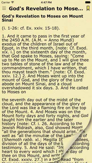 Emulate iPhone app The Book of Jubilees (Book of Division) using MyAndroid Emulate iPhone app The Book of Jubilees (Book of Division) using MyAndroid