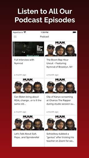 Run android online APK The Boom Bap Hour from MyAndroid or emulate The Boom Bap Hour using MyAndroid