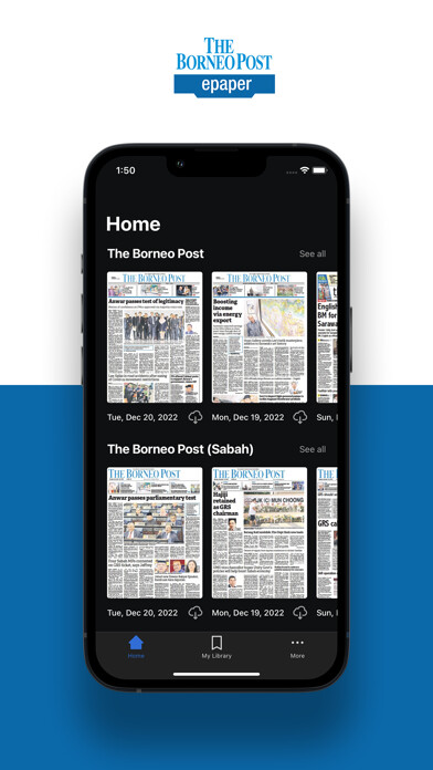Emulate iPhone app The Borneo Post using MyAndroid Emulate iPhone app The Borneo Post using MyAndroid