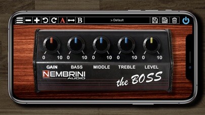 Emulate iPhone app The Boss Led Diode Distortion using MyAndroid
