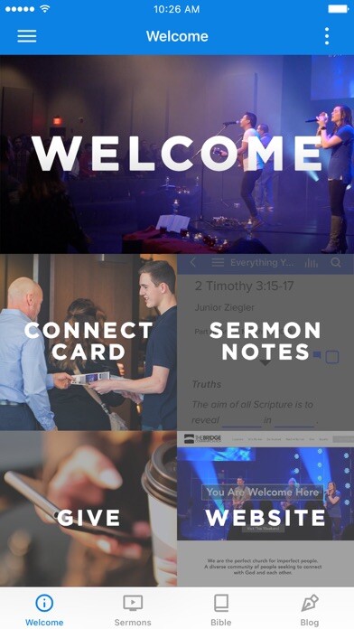 Emulate iPhone app The Bridge Community Church using MyAndroid Emulate iPhone app The Bridge Community Church using MyAndroid