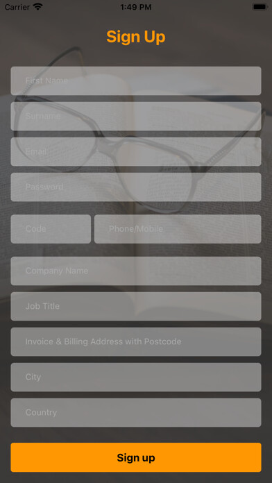 Emulate iPhone app The Bunker Book using MyAndroid