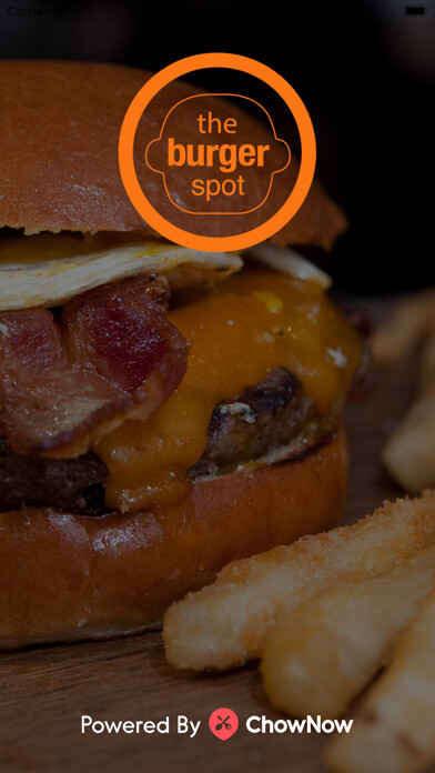 Emulate iPhone app The Burger Spot To Go using MyAndroid