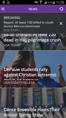 Emulate Android APK The Buzz: Holy Cross