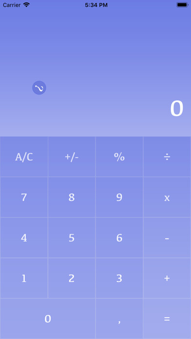Emulate iPhone app The Calculo using MyAndroid