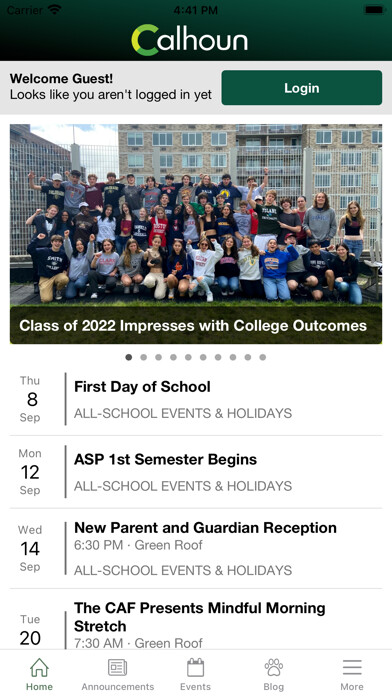 Emulate iPhone app The Calhoun School using MyAndroid Emulate iPhone app The Calhoun School using MyAndroid