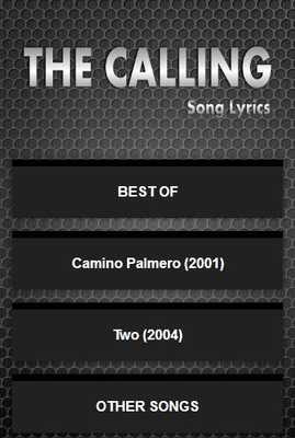 Emulate Android APK The Calling Album Lyrics Emulate Android APK The Calling Album Lyrics