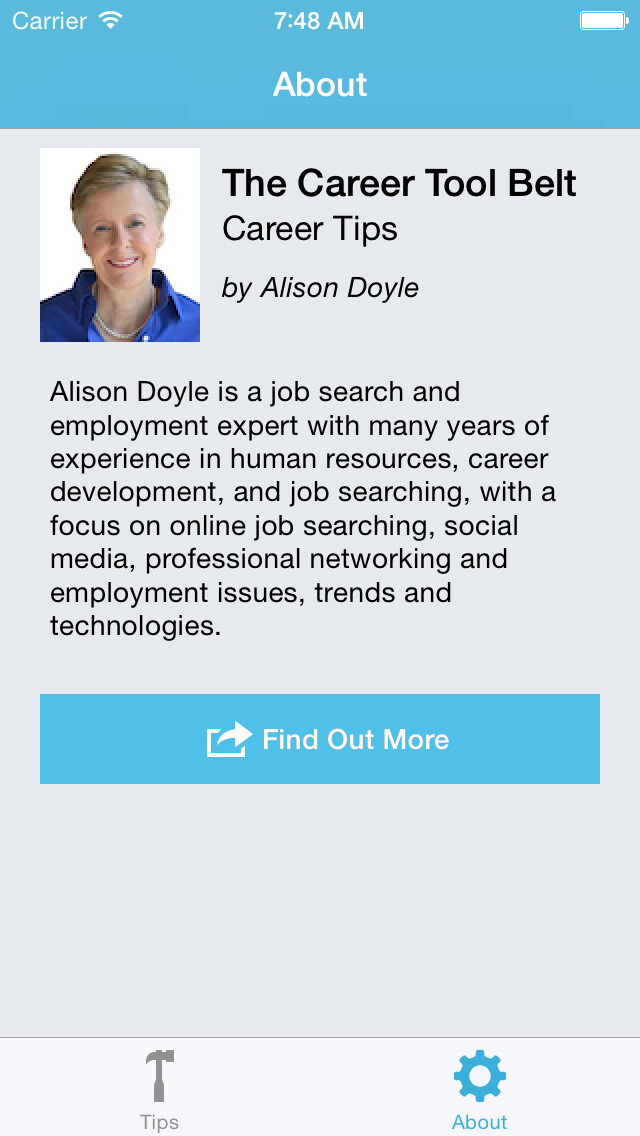 Emulate iPhone app The Career Tool Belt - Career Tips by Alison Doyle using MyAndroid Emulate iPhone app The Career Tool Belt - Career Tips by Alison Doyle using MyAndroid