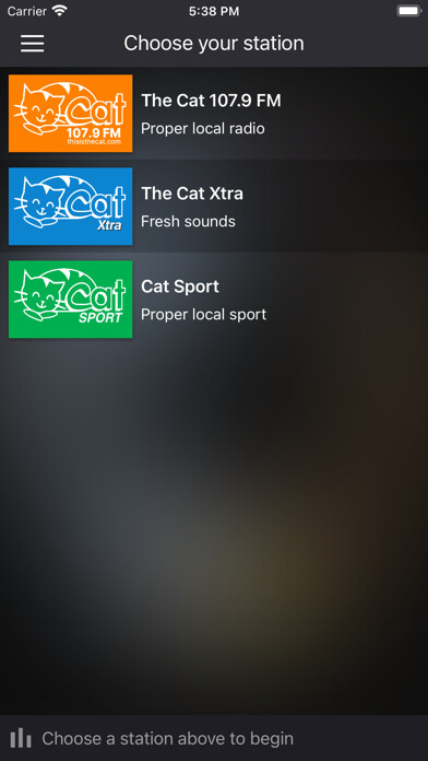 Emulate iPhone app The Cat 107.9 using MyAndroid Emulate iPhone app The Cat 107.9 using MyAndroid