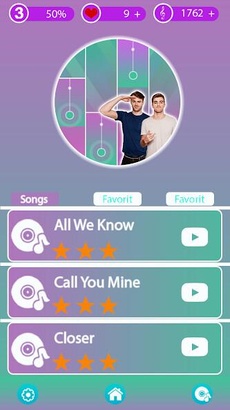 Run android online APK The Chainsmokers Piano Tiles from MyAndroid or emulate The Chainsmokers Piano Tiles using MyAndroid
